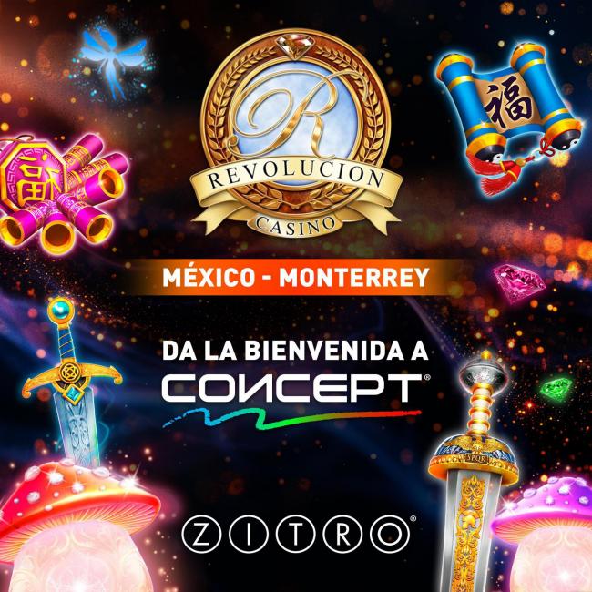 Casino Revolución lidera la innovación en México con la llegada de CONCEPT de Zitro