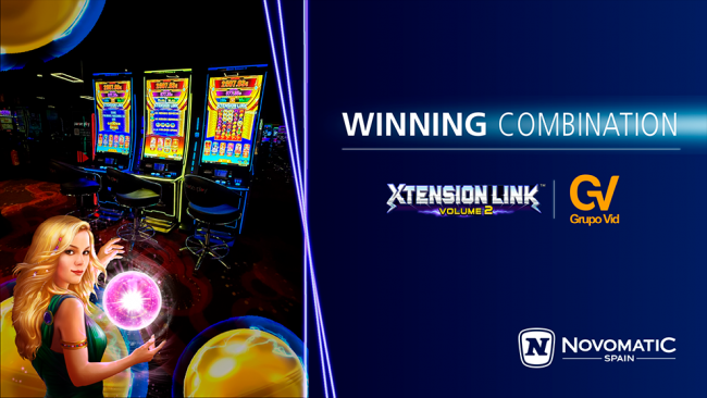 Grupo Vid incorpora XTENSION LINK Volume 2 de NOVOMATIC Spain con experiencia inmersiva