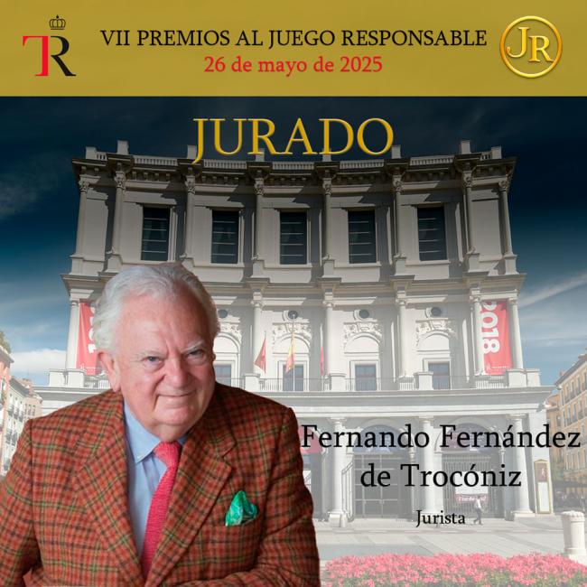 Fernando Fernández de Trocóniz en el Jurado de los VII Premios al Juego Responsable y RSC