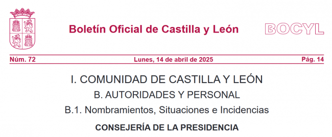 Cese de Pilar Delgado como Coordinadora del Servicio de Juego de Castilla y León