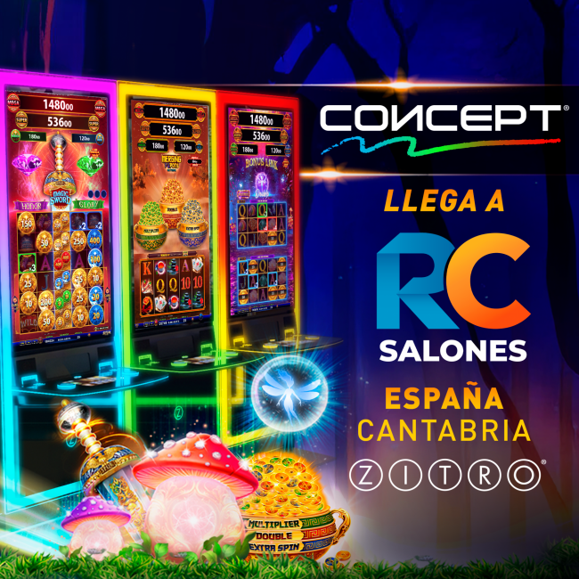 RECREATIVOS COLINDRES TRANSFORMA SUS SALONES CON CONCEPT Y LOS NUEVOS JUEGOS DE ZITRO
