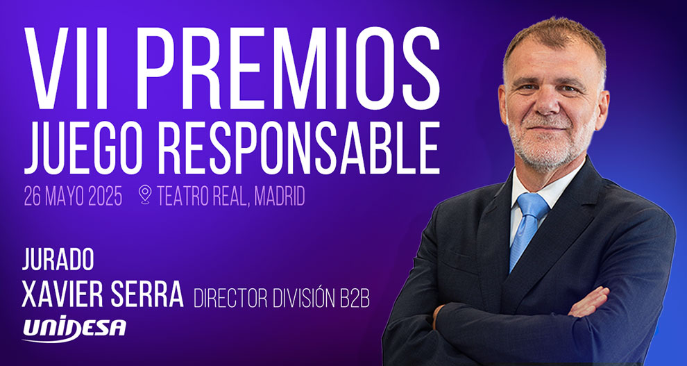 Xavi Serra, Director de la División B2B de CIRSA, se une al distinguido jurado de los VII Premios al Juego Responsable y RSC