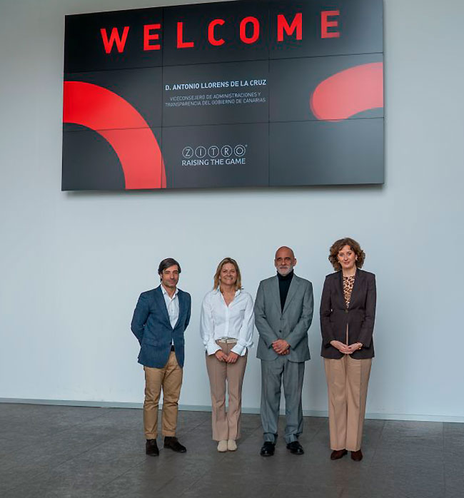 Zitro recibe la visita institucional del Gobierno de Canarias en su Campus Tecnológico