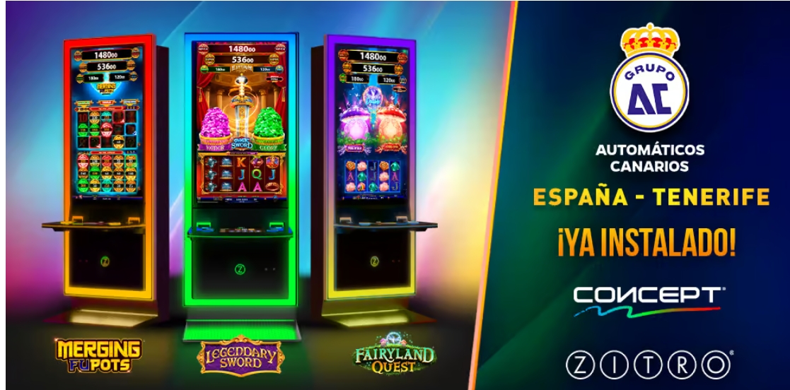 AUTOMÁTICOS CANARIOS SIEMPRE A LA VANGUARDIA DEL JUEGO, ELIGE ZITRO