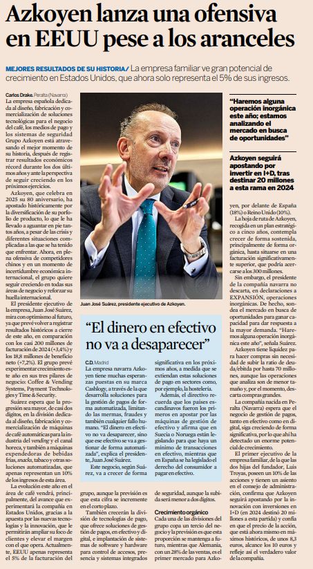 AZKOYEN no teme a los aranceles