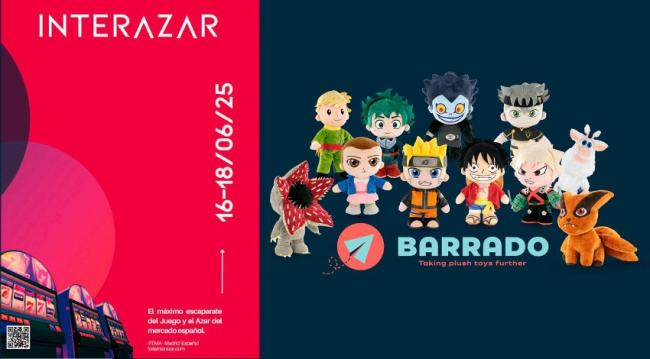 Barrado debuta en Interazar con su peluche coleccionista
