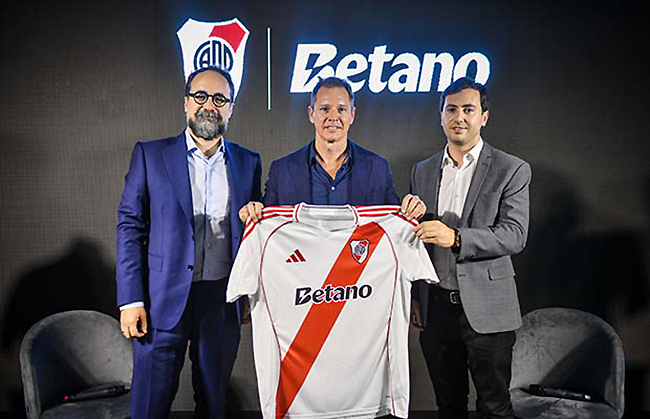 Betano se convierte en main sponsor del argentino River Plate