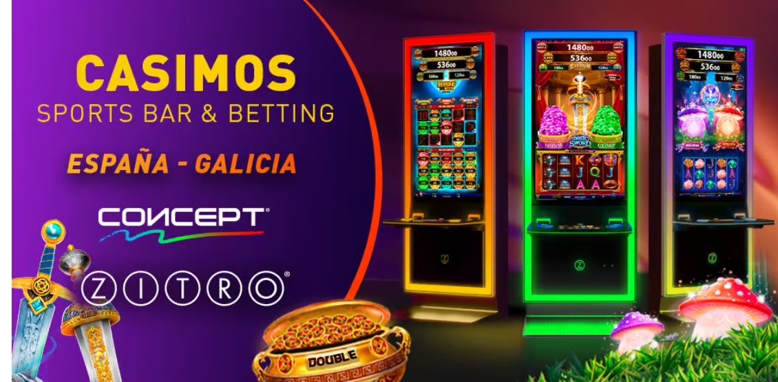 Casimos Vigo deslumbra con las máquinas Concept de Zitro y su espectáculo de luces