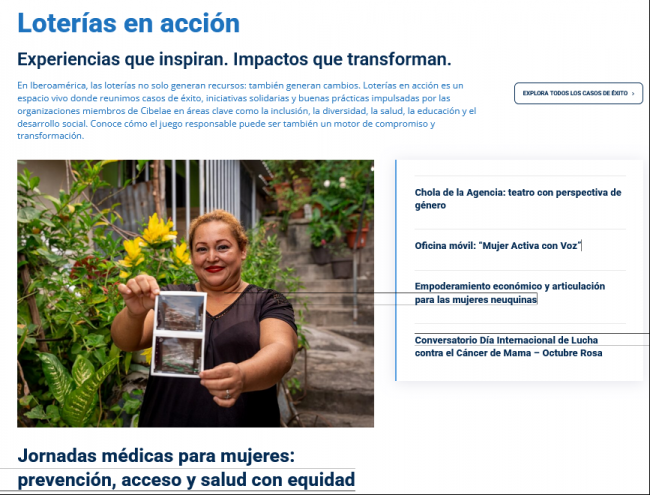 Cibelae lanza Loterías en Acción, una plataforma para visibilizar el impacto social de las loterías iberoamericanas