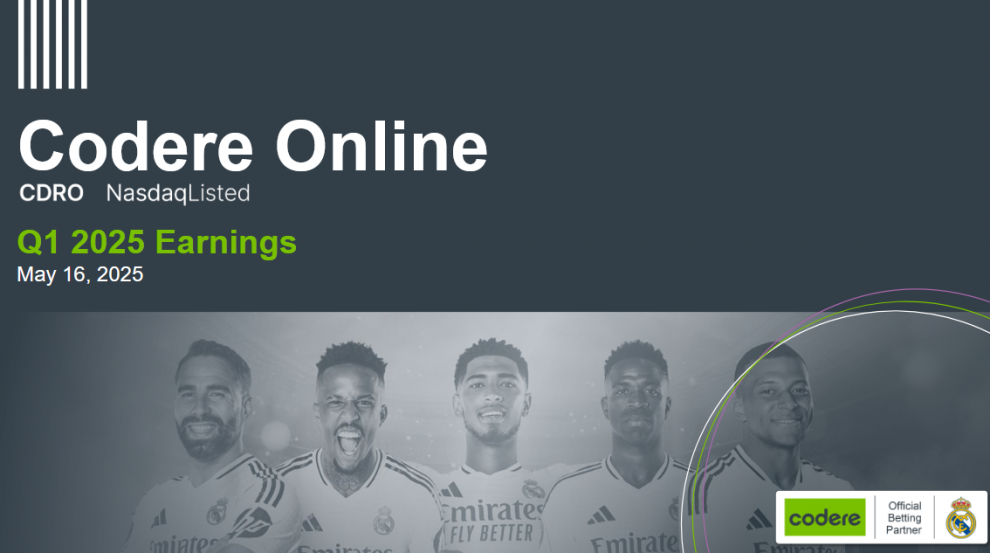 Codere Online eleva 8 % sus ingresos netos de juego en el 1T 2025 y mantiene su planes tras el tirón de México