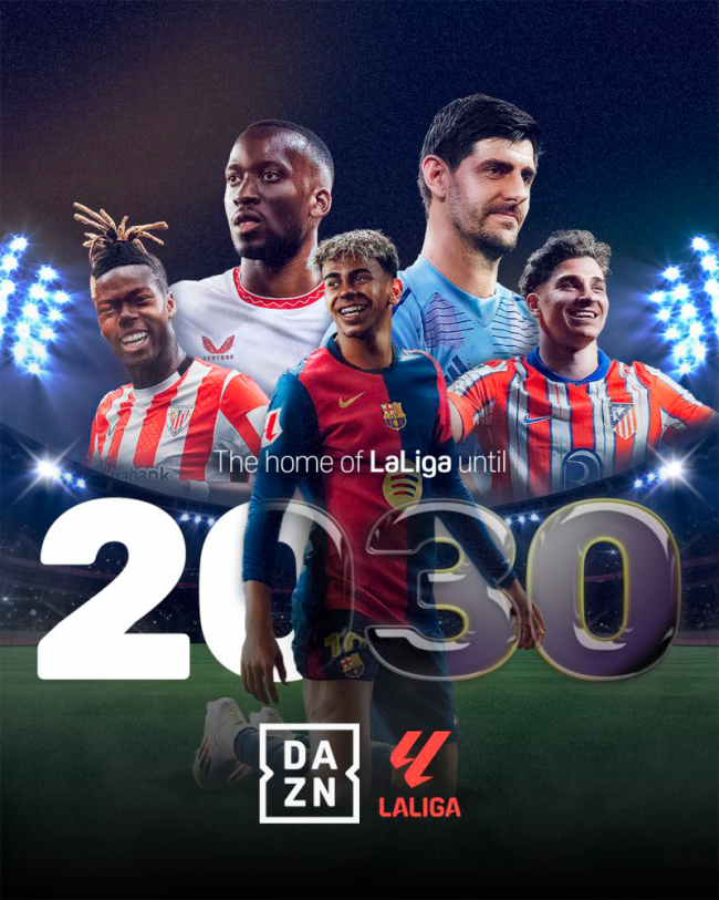DAZN asegura LaLiga en Bélgica hasta 2030