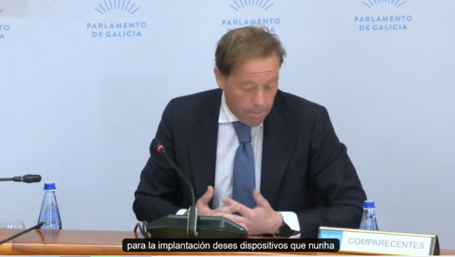 David Cabañó en el Parlamento gallego: cae el juego presencial al 37 % y domina la lotería tradicional