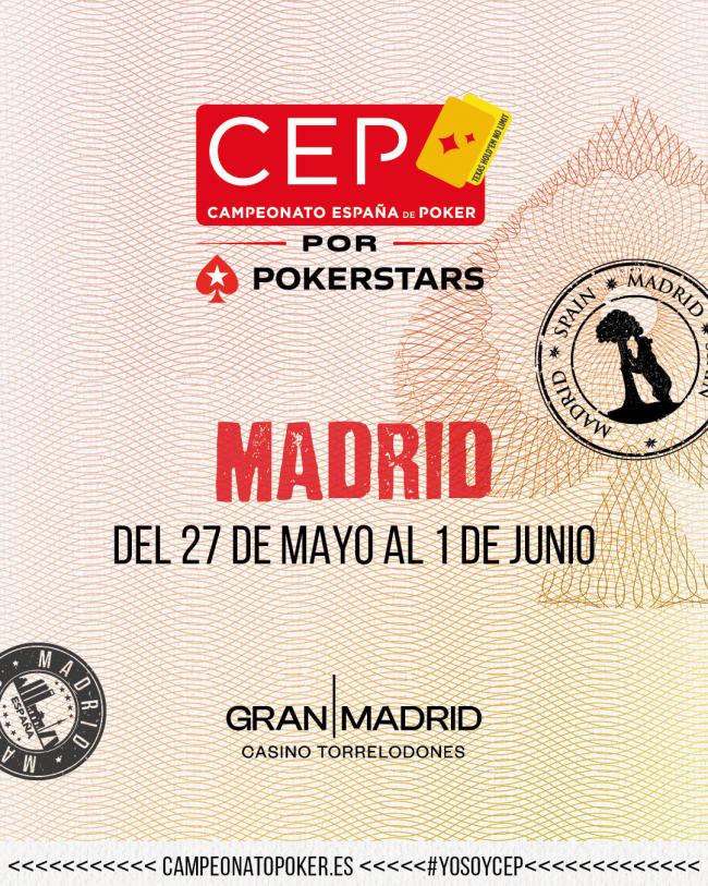 El Campeonato de España de Póker por PokerStars vuelve a Casino Torrelodones