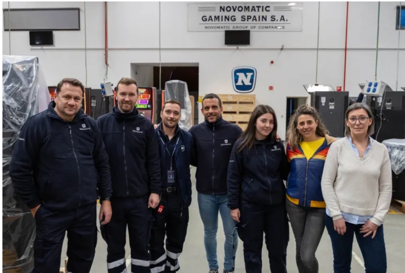 El equipo humano de Logística de NOVOMATIC Spain, una de las claves de su excelencia