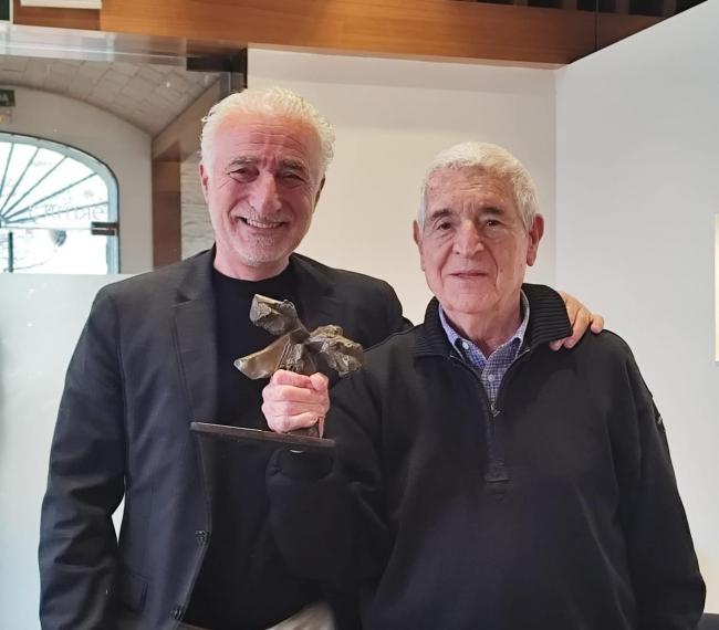 Sandalio Martín con Albert Sola