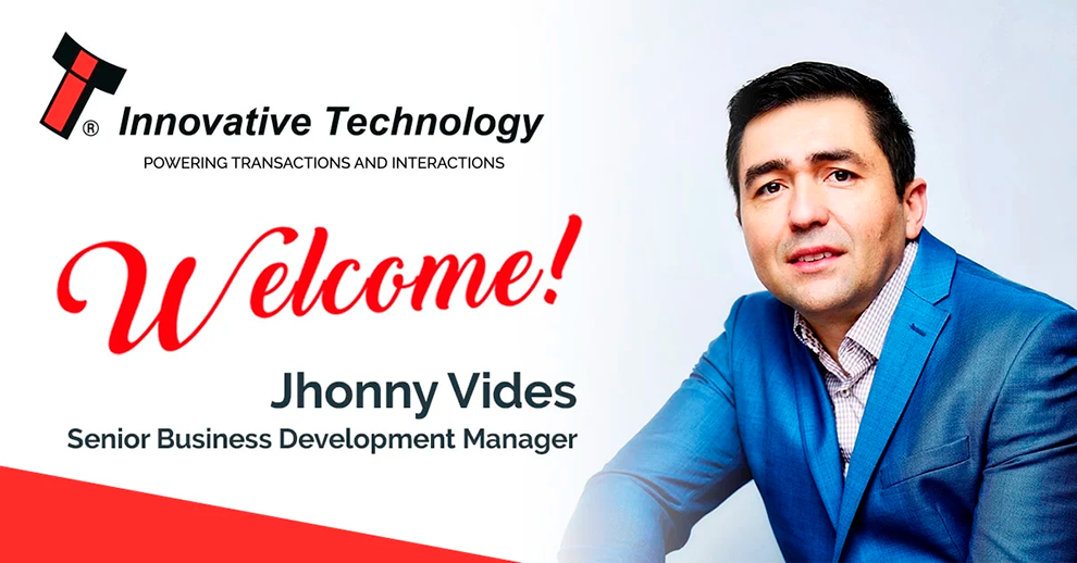 Innovative Technology refuerza su expansión en EE.UU. con el nombramiento de Jhonny Vides como Senior Business Development Manager