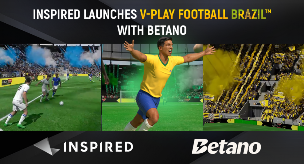 Inspired y Betano lanzan “V-Play Football Brazil” con licencia oficial del Brasileirão
