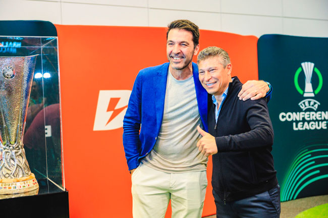 Kaizen Gaming showcases UEFA Europa League and Conference League trophies in three countries
