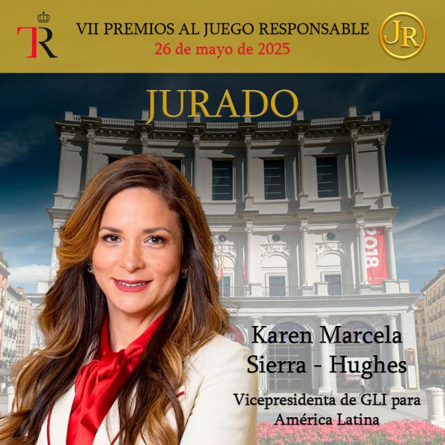 Karen Marcela Sierra-Hughes, miembro del jurado de los VII Premios al Juego Responsable y RSC | InfoPlay