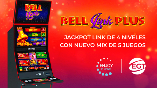 Los salones Enjoy Playing del Grupo Comar estrenan Bell Link Plus de EGT en Galicia