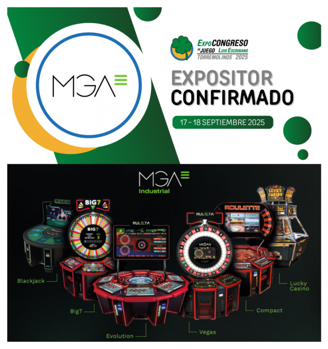 MGA Industrial patrocinará y expondrá sus productos en el ExpoCongreso de Juego – Luis Escribano