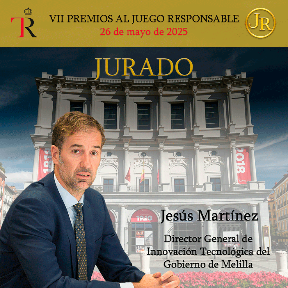 Melilla se suma al jurado: Jesús Martínez García evaluará los Premios al Juego Responsable