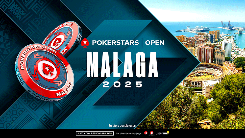 PokerStars Open Málaga 2025 eleva la apuesta con 1.000.00 € garantizados y una agenda de ocio con playa, flamenco y gastronomía local