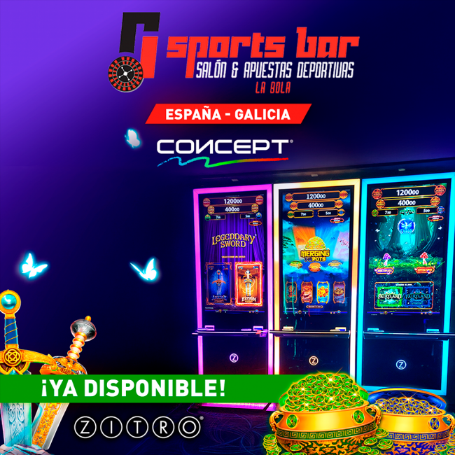 Recreativos Iglesias apuesta por el gabinete CONCEPT de Zitro y sus nuevos juegos