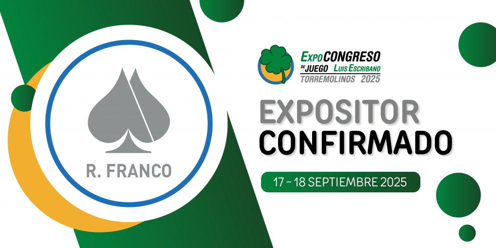 R.Franco confirma su participación en el ExpoCongreso de Juego - Luis Escribano en Torremolinos