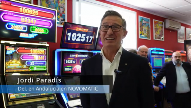 Vídeo exclusivo: Novomatic brilla en Recreativos Blanco