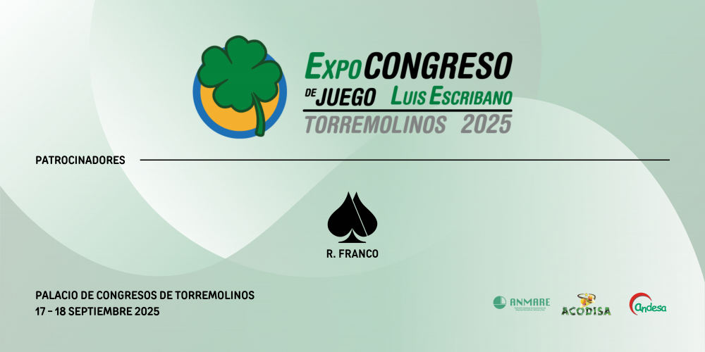 R.Franco confirma su participación en el ExpoCongreso de Juego - Luis Escribano en Torremolinos