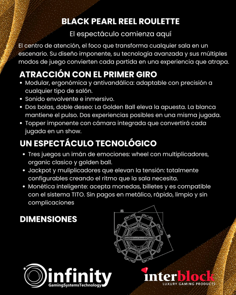 Infinity Gaming e Interblock presentan en Madrid la ruleta que transforma cada partida en un show