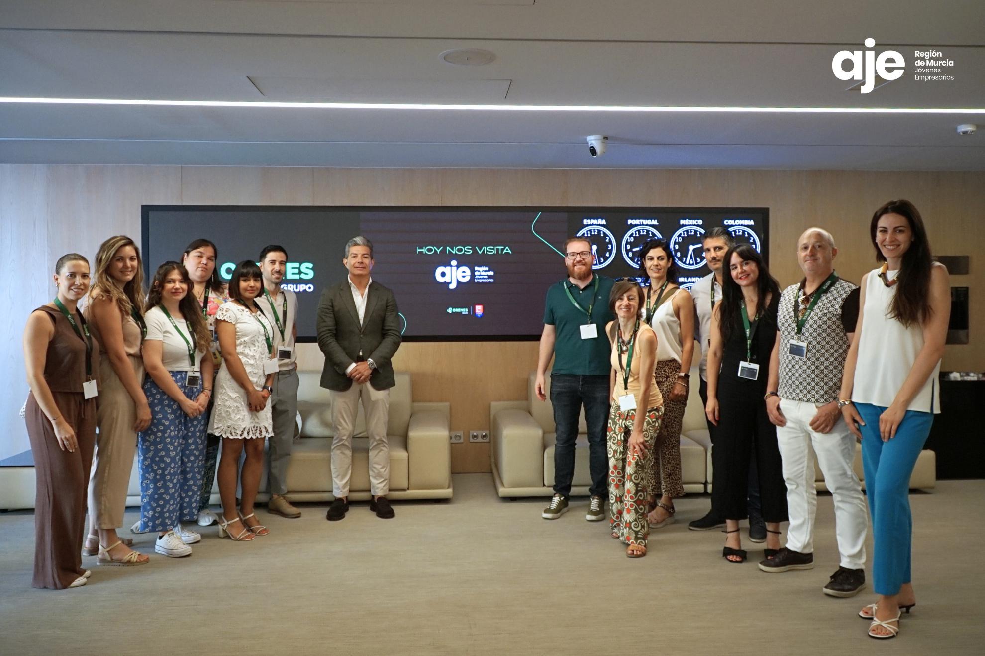 AJE Región de Murcia y Grupo Orenes celebran el Súpercafé