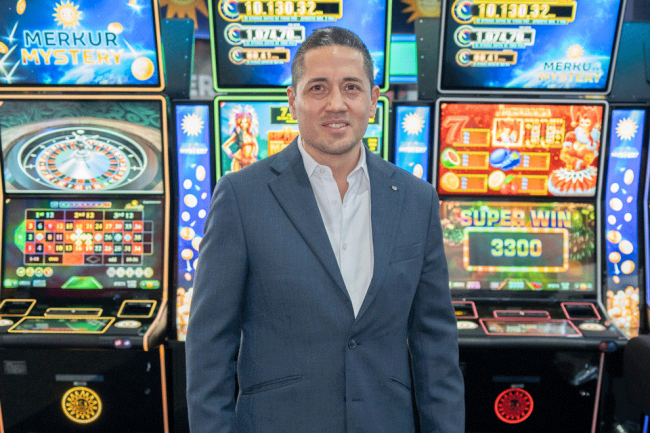 Ronald Díaz, gerente general de Merkur Gaming Perú.