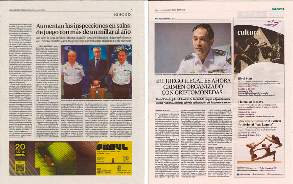 David Calvete se convierte en el gran protagonista de la semana al destapar cómo el juego ilegal opera ya como crimen organizado
TODO LO PUBLICADO POR LA PRENSA GENERALISTA