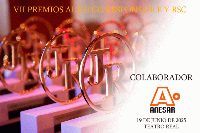ANESAR renueva su apoyo a los VII Premios al Juego Responsable y RSC