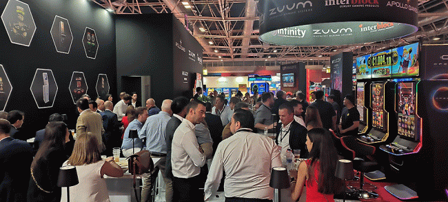 InfinityGaming marca el ritmo en Interazar 2025 junto a Zuum, Apollo Games e Interblock