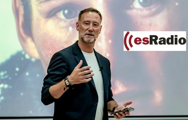 Pedro García Aguado advierte en esRadio sobre las adicciones digitales en adolescentes y destaca el papel del Proyecto FES