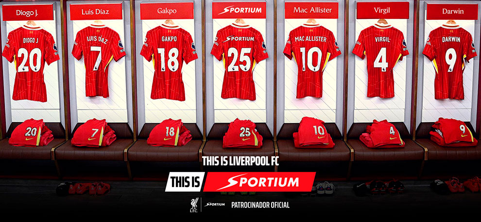 Sportium se convierte en patrocinador oficial del Liverpool FC en España, LATAM, Portugal e Italia