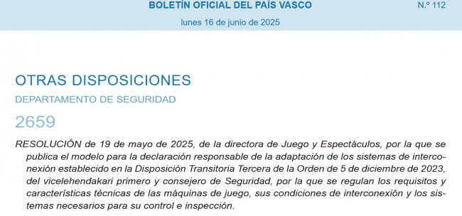 Euskadi publica el modelo para adaptar sistemas de juego