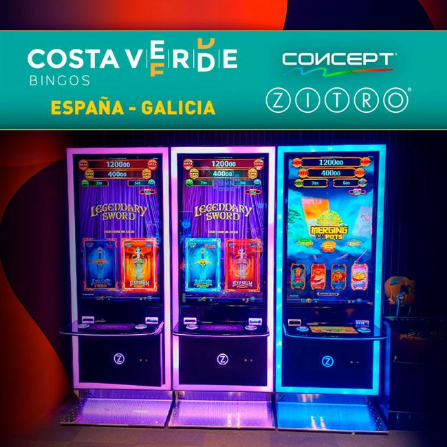 ZITRO ILUMINA EL BINGO COSTA VERDE DE VIGO CON SUS CONCEPT