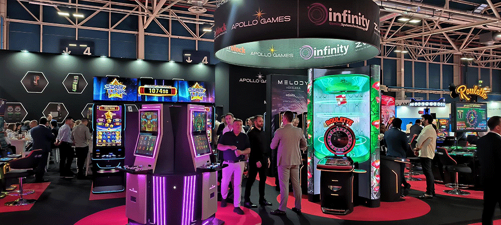 MARCANDO EL RITMO 
 InfinityGaming en Interazar 2025: tecnología, afluencia masiva y liderazgo compartido con Zuum, Apollo Games e Interblock
