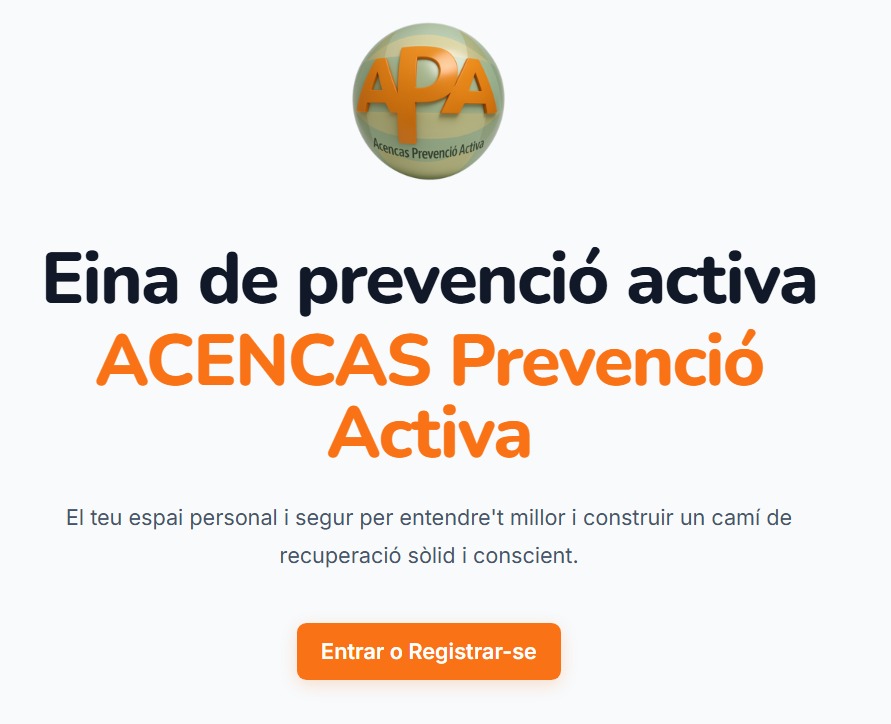 ACENCAS lanza la Herramienta de Prevención Activa (APA): una app para el autocuidado y la gestión del juego