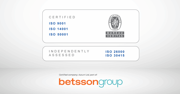 Betsson Group consigue cinco certificaciones en Italia