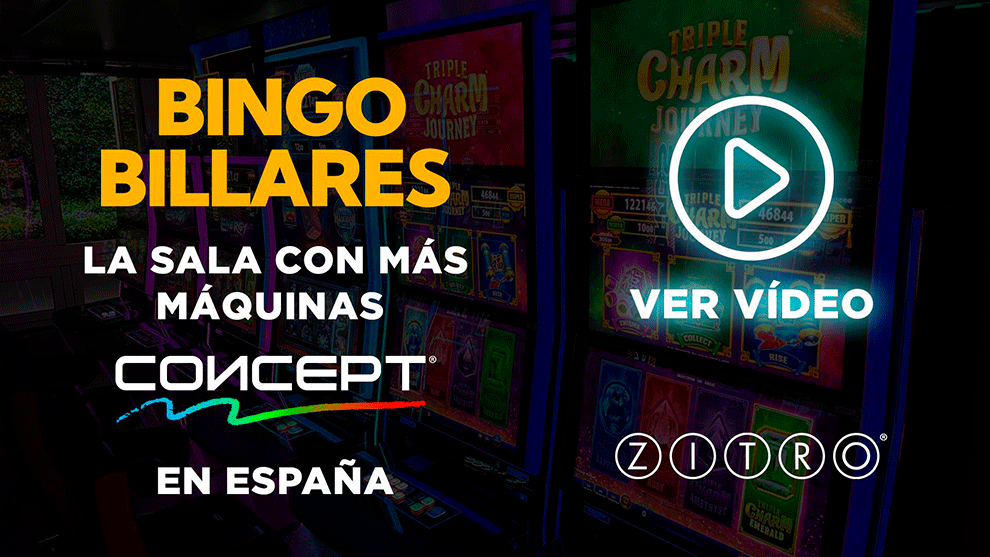 ¡DOMINIO ABSOLUTO!
Bingo Billares, referente en Barcelona con cerca de cien máquinas ZITRO
VÍDEO