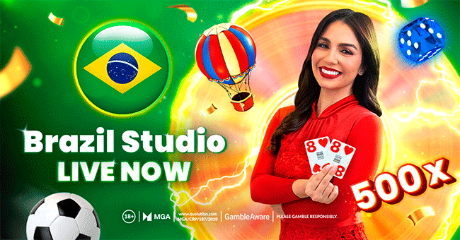 Evolution inaugura su primer estudio de casino en vivo en Brasil