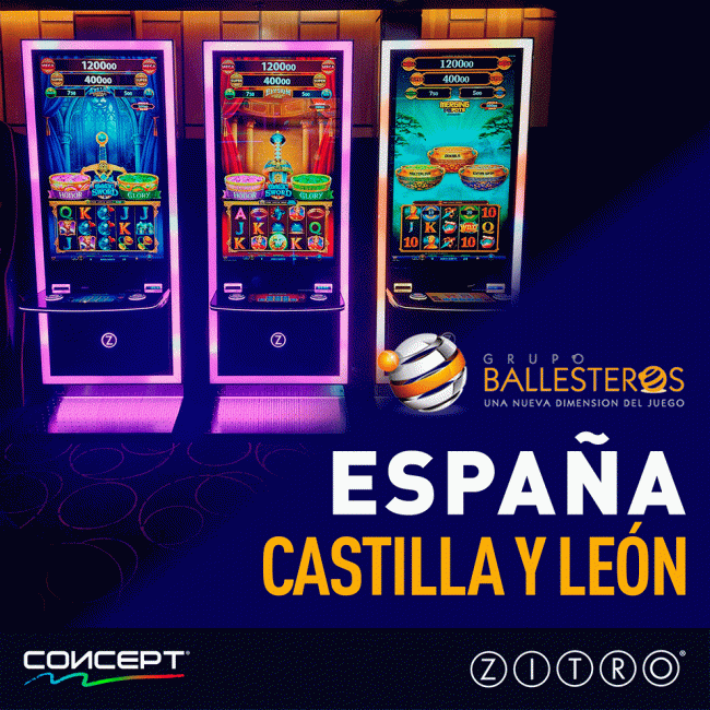 Zitro Llega al Bingo Reno de Palencia (Grupo Ballesteros) con Legendary Sword y Merging Fu Pots