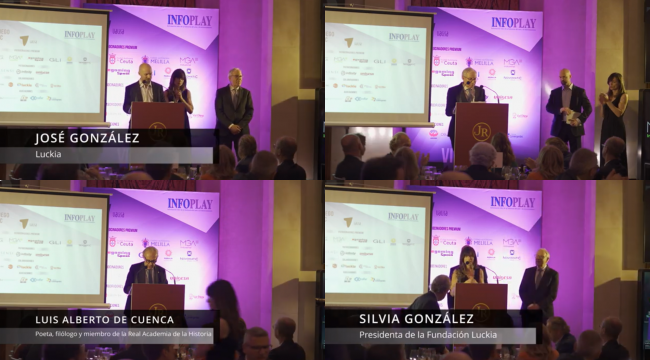 Homenaje a los fundadores de Luckia en los VI Premios al juego responsable