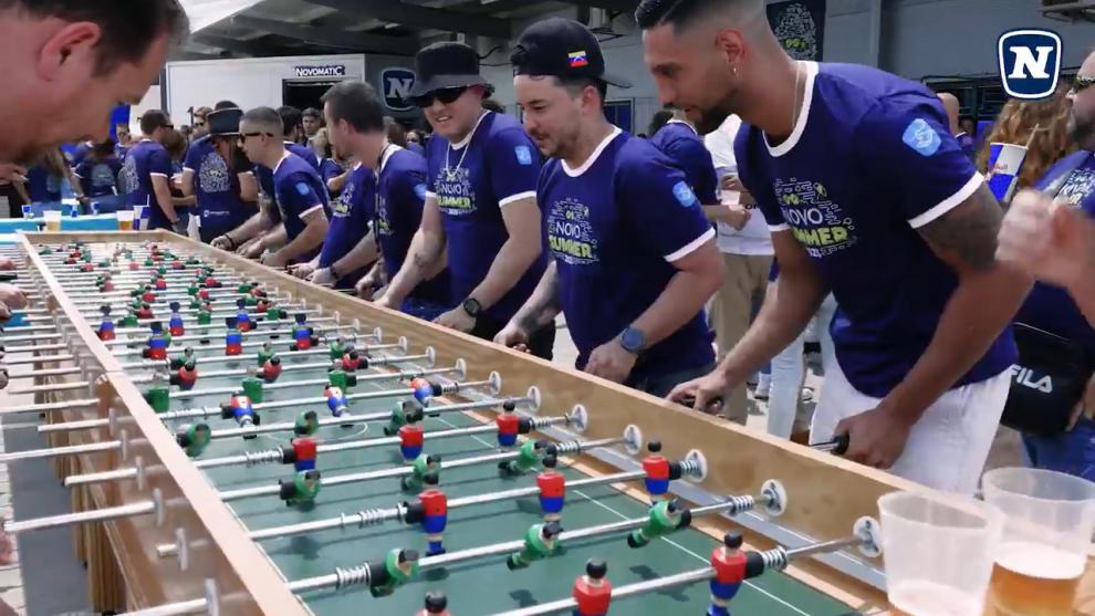 Publicamos el vídeo de la fiesta de verano de NOVOMATIC con la participación de todas las delegaciones