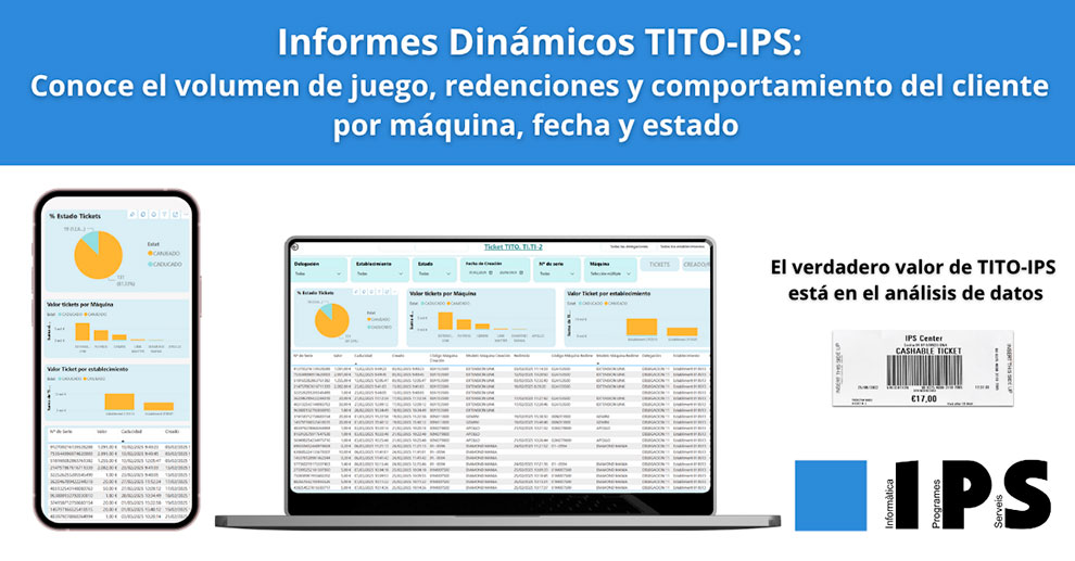 TITO-IPS redefine la gestión de tickets en salones con control total y trazabilidad en tiempo real